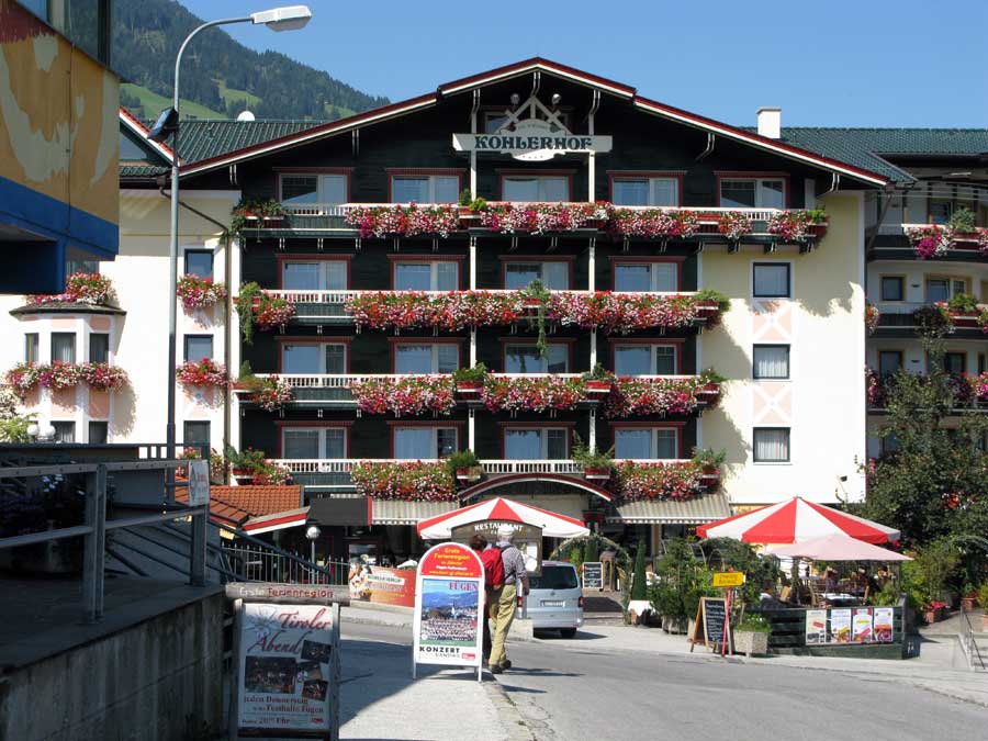 Hotel Kohlerhof 4 stele, Fugen, Austria